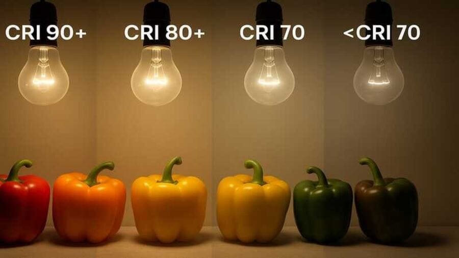 Почему лампы с высоким CRI потребляют больше энергии