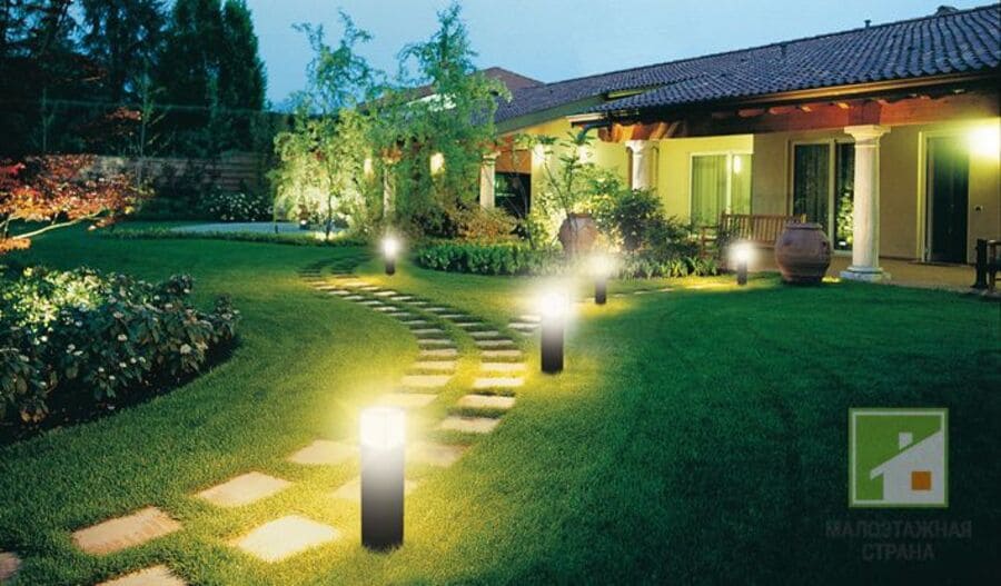 Как уменьшить затраты на освещение в загородном доме